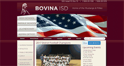 Desktop Screenshot of bovinaisd.org