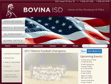 Tablet Screenshot of bovinaisd.org